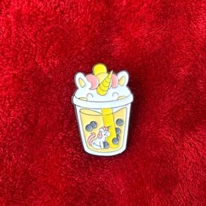 Unicorn Boba Pin